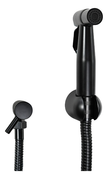 Ducha Higienica Negra Metalica Italomix Lh-3325 - Imagen 2