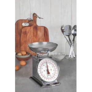 Báscula Analógica De Cocina Adatto De Acero Inoxidable