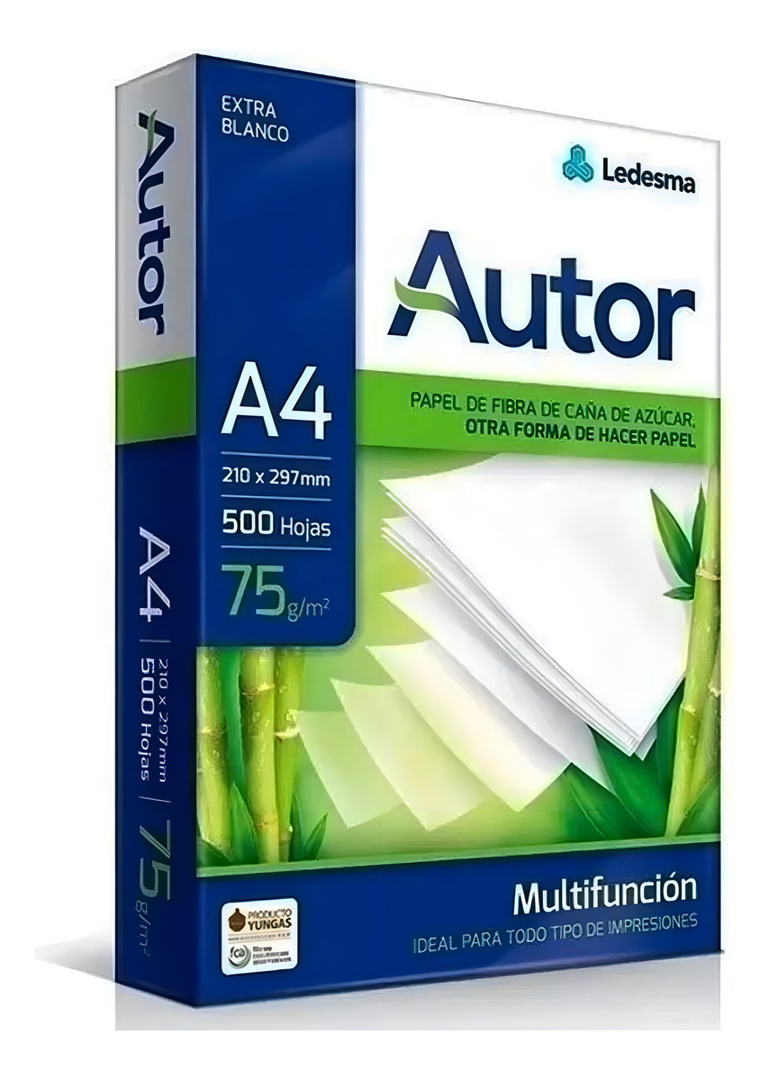 Autor A4 Multifunción De 500 Hojas De 75g Blanco De 5 Unidades Por Pack - Imagen 3
