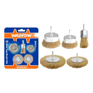 Set 5 Cepillos De Alambre Chato Copa Wadfow