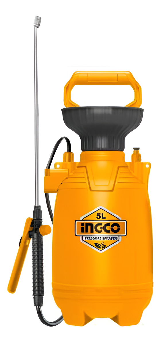 Pulverizador Fumigador 2.5bar 5lt Ingco Hspp30502 Anaranjado