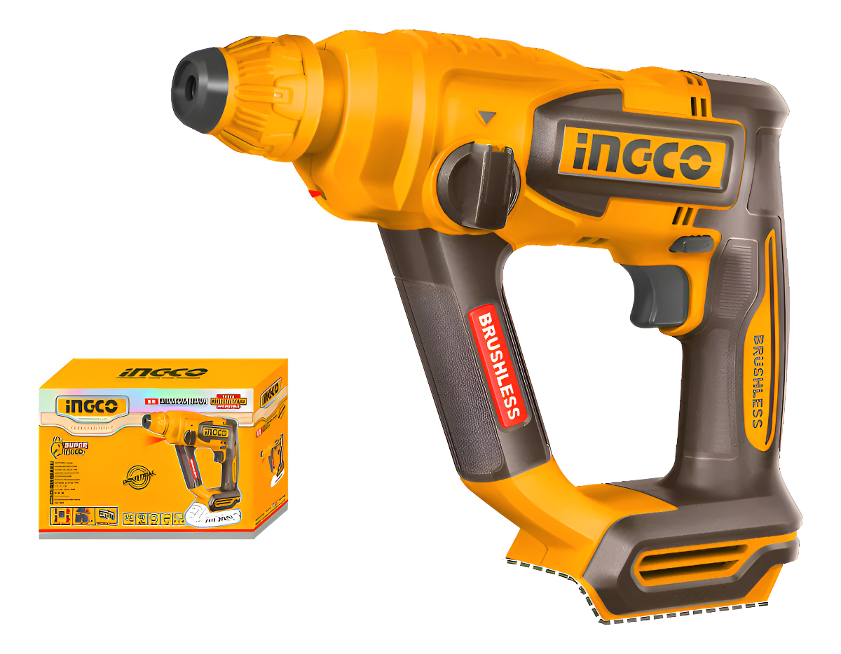 Rotomartillo Batería 20v Sds Plus 1.8j +acc Ingco Crhli20188