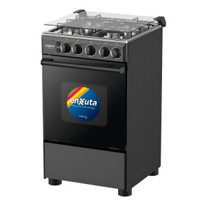 Cocina Super Gas Enxuta Cenx9504n 4 Hornallas Luz En Horno