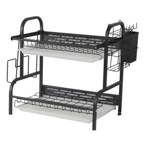 Escurridor De Platos 2 Niveles De Metal Escurre Platos