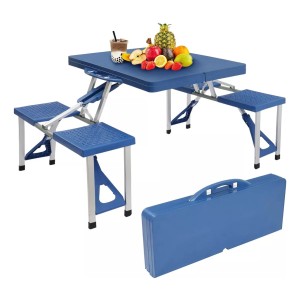 Set De Camping Plegable Patio Jardin 85x65cm Portatil