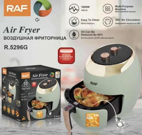 Freidora De Aire Sin Aceite 8.8l 1800w Color Verde Pastel - Imagen 7