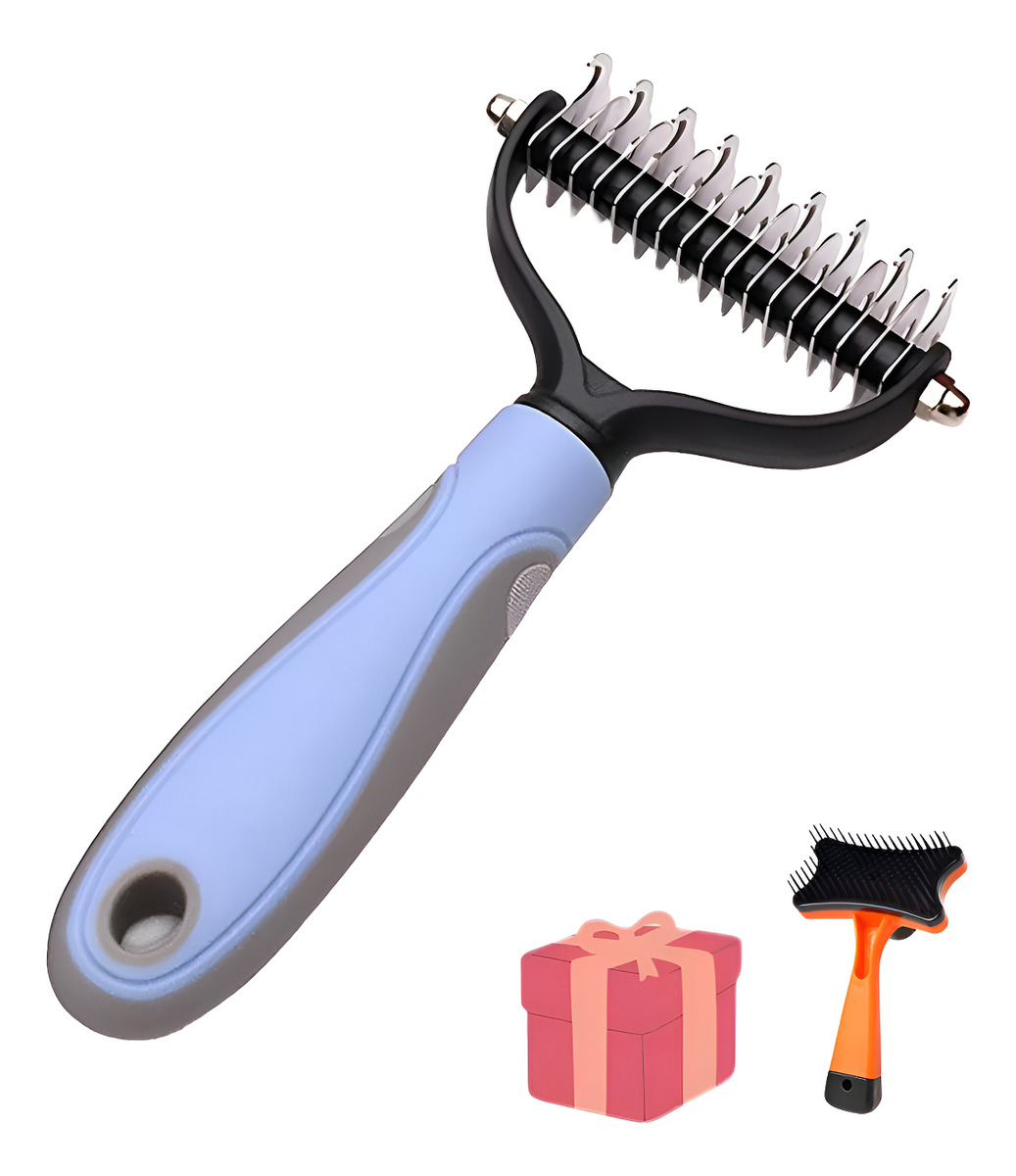 Deslanador Peine Cepillo Mascota Profesional Perros Gatos