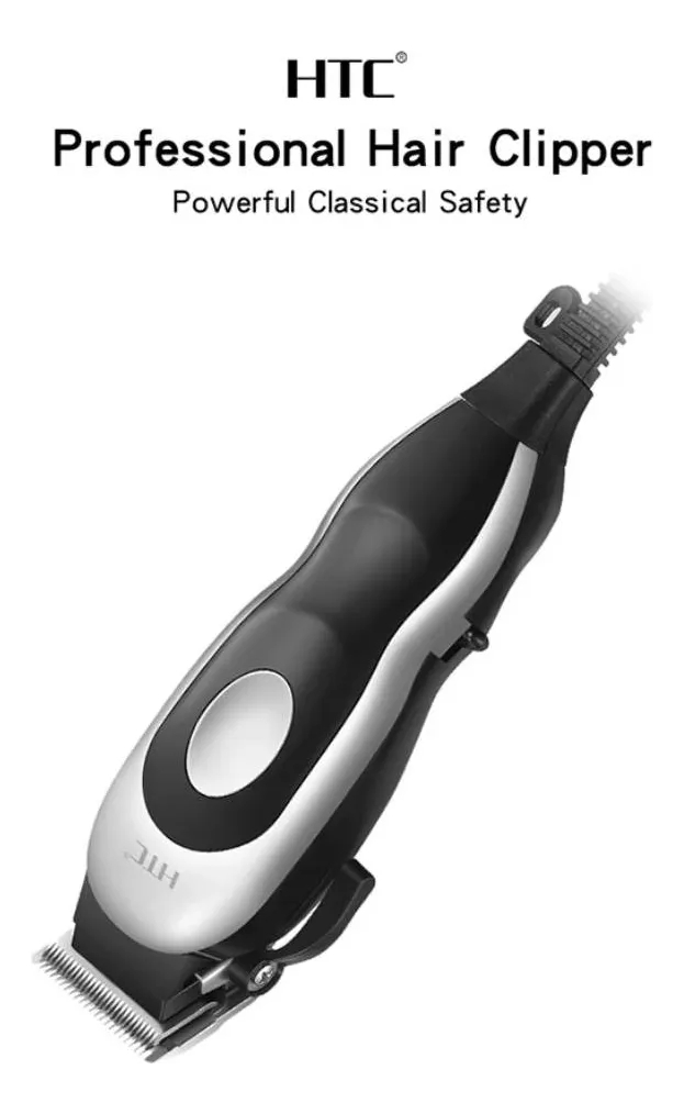 Maquina Corta Pelo Barba Cableada Htc Ct-617 Con Accesorios - Imagen 2