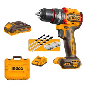 Taladro Atornillador C/percutor 76nm A Batería Brushless 20v