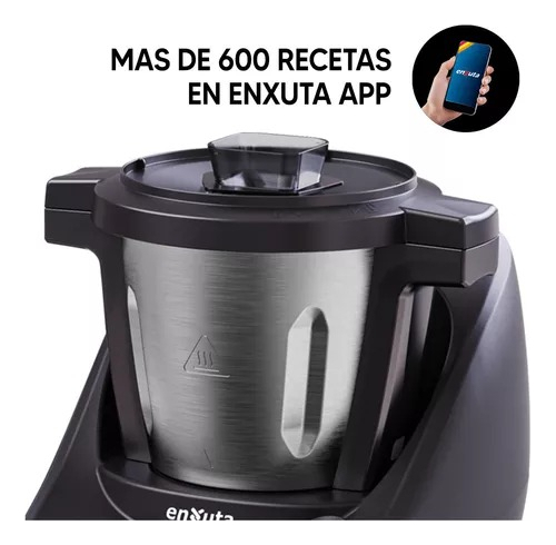 Robot De Cocina Enxuta Smart 1700w 2.3 L Con Accesorios Color Negro - Imagen 6