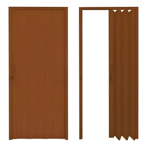 Puerta Plegable Pvc 80x210cm Color Marron 80m