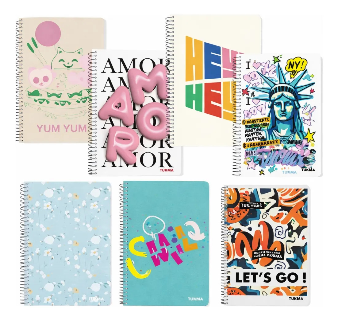 Cuadernolas 100 Hojas X6 Tapa Dura - Imagen 4