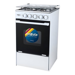 Cocina Enxuta Cenx9504 Gas Envasado 4 Hornallas Color Blanco