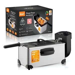 Freidora De Aceite Cesta Extraíble Eléctrica De 3,5l Fritar
