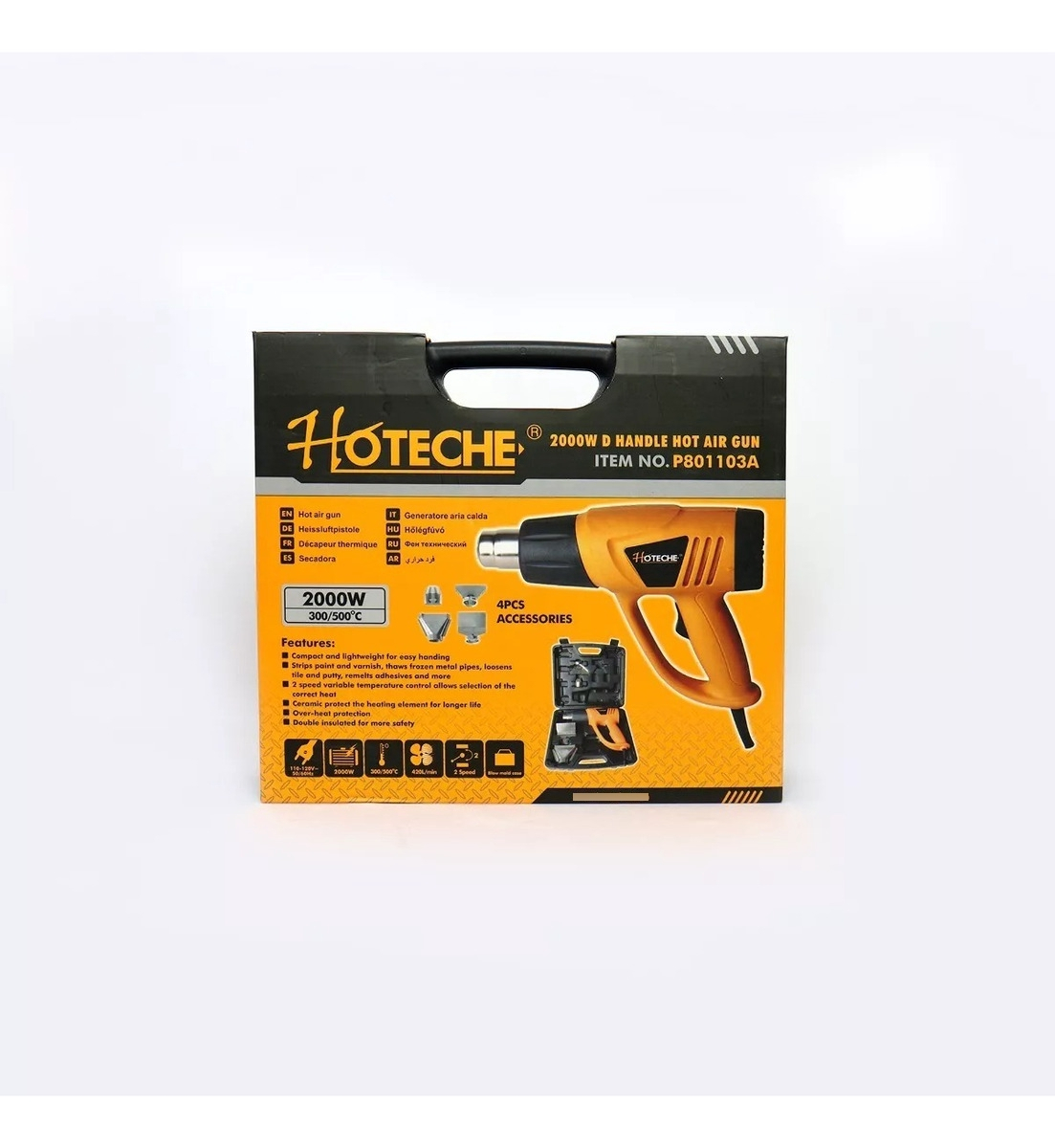 Pistola De Calor 2000w Aire Caliente - Imagen 8