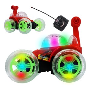 Auto Acrobacias Control Remoto-musica-luz-caja 29x16cm.