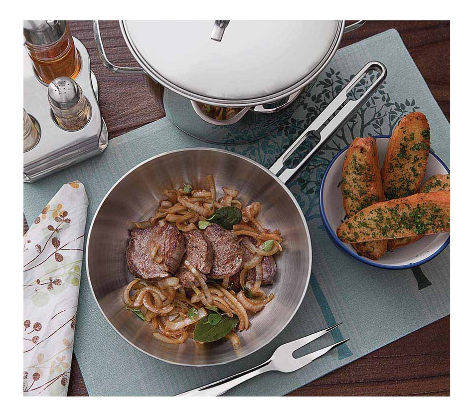 Sartén Acero Inoxidable Tramontina 28 Cm - Imagen 2