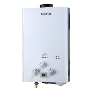 Calefon Instantaneo A Gas 12lts Sensor Tiro Natural Exterior
