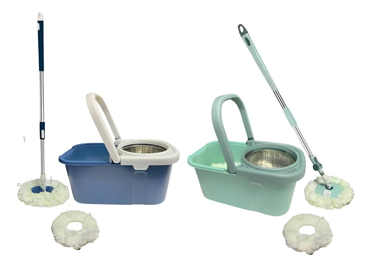 Mopa Balde Lampazo Centrifuga Giratoria Limpieza Hogar Piso