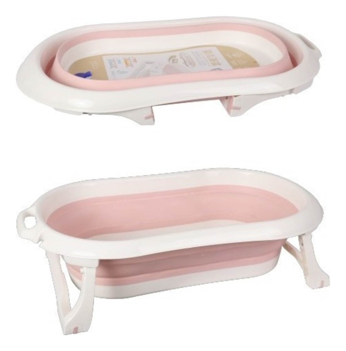 Bañito Bañera Baño Bebés Niños Plegable Antideslizante - Imagen 9