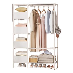 Organizador Multifuncional Ropero Con Perchero Y Cajones