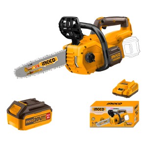 Motosierra 20v 12 Con 2 Bat 4ah Y Carg Ingco Cgsli201286