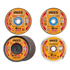 Set X 30 3 Pulgadas Discos P Mini Amoladora Cagli76017 Ingco Color Amarillo