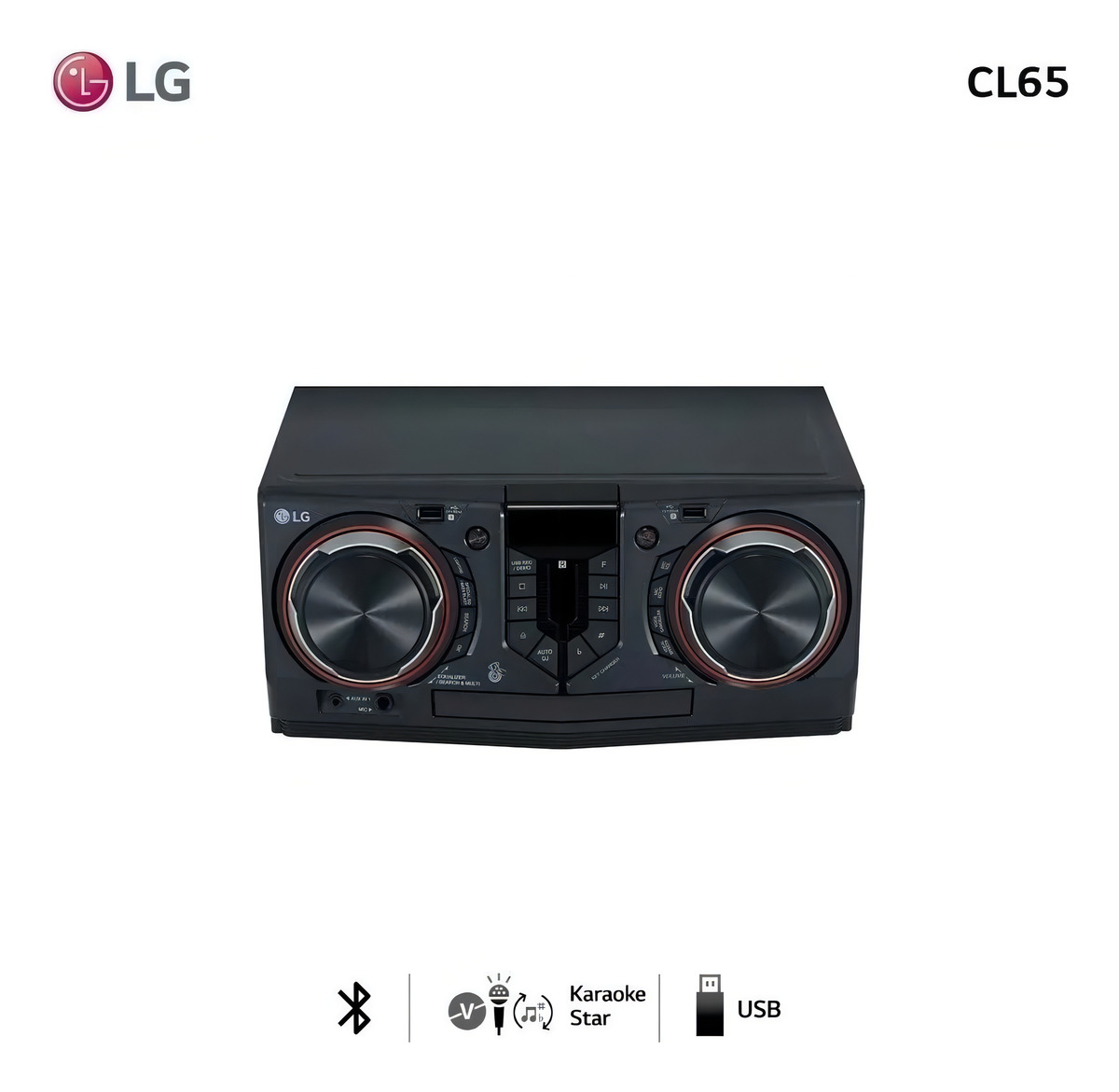 Minicomponente LG Xboom Cl 65 950 Wts Rms Bluetooth - Imagen 4