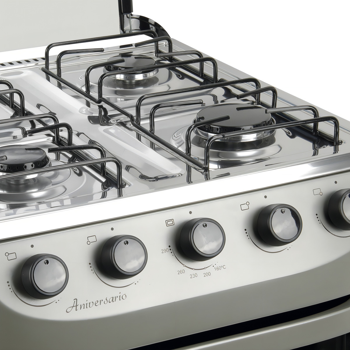 Cocina A Gas Tem Aniversario 4 Hornallas Gris Tipo De Conexión Gas Envasado - Imagen 4