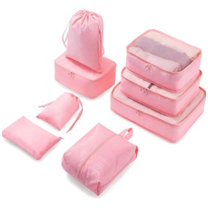 Set Organizador De Viaje 8 Piezas Para Valija Bolsos Ropa
