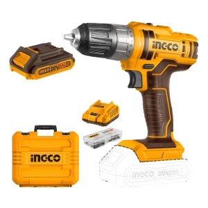 Atornillador A Bateria 20volt C 2bat Y Maletin Ingco