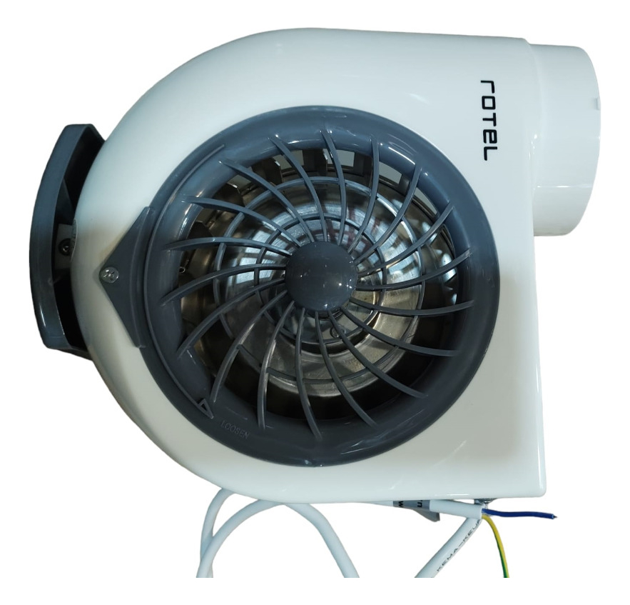 Extractor Turbina De Aire De Cocina Rotel Bajo Ruido Blanco - Imagen 4