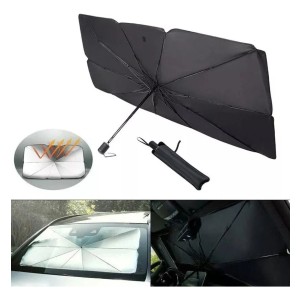 Parasol De Auto Parabrisas Forma De Paraguas Sol Portatil
