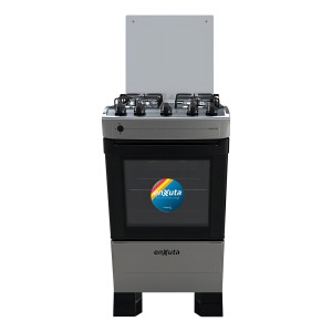 Cocina A Gas 4 Hornallas Enxuta Cenx27542t Grill Electrico Color Titanium Titanio