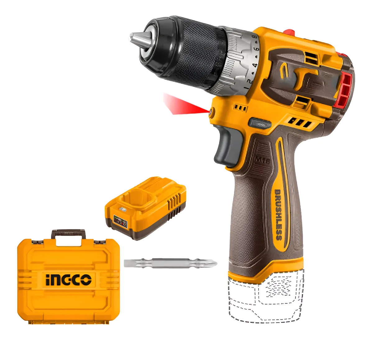 Atornillador Compact A Bateria 16v M16 C 2 Bat Carg Valija