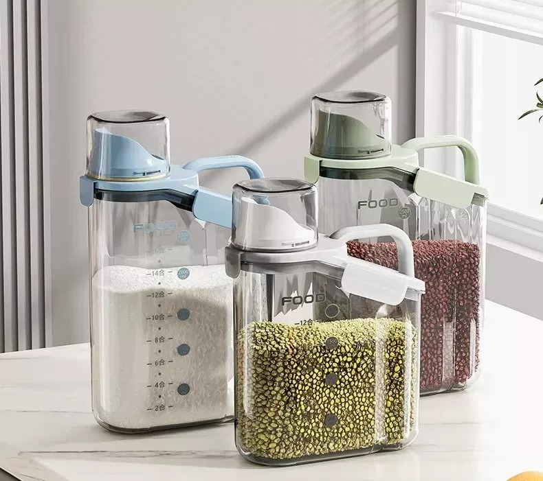 Contenedor De Almacenamiento De Alimentos Cereales Sellados - Imagen 7