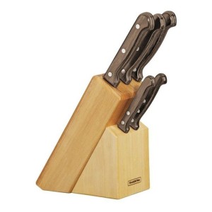 Juego De Cuchillos Tramontina Polywood 21199983 Brown De 5 Piezas Madera/marrón