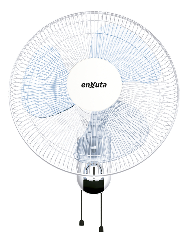 Ventilador De Pared Enxuta 40 Cm Blanco Montaje Fijo Amplio Flujo De Aire 45.2 Cm - Imagen 2