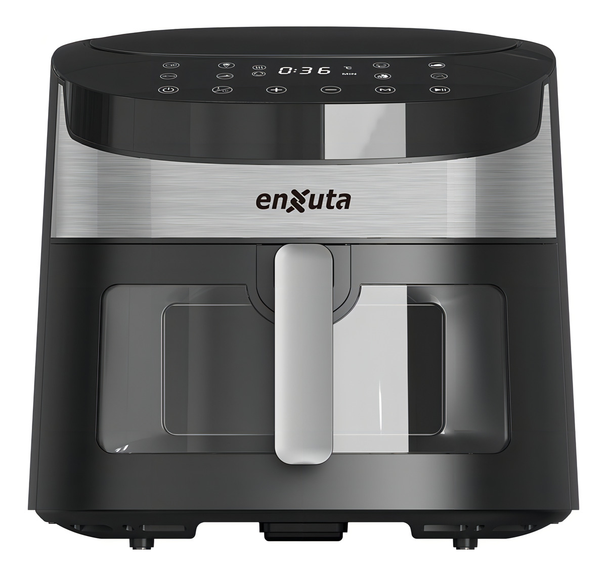 Freidora Sin Aceite Digital Enxuta 1800w 6.5l Con Visor Negro - Imagen 4