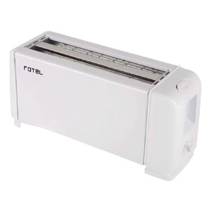 Tostadora Rotel Blanca 4 Panes 1300w 6 Niveles Con Descongelado Blanco