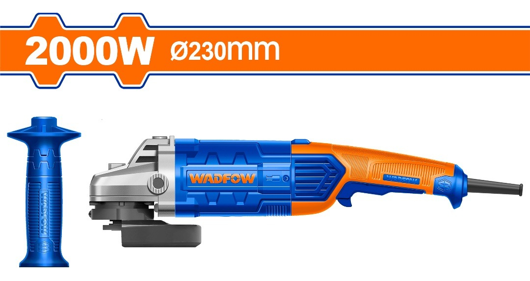 Amoladora Angular 9 2000w Wadfow - Imagen 2