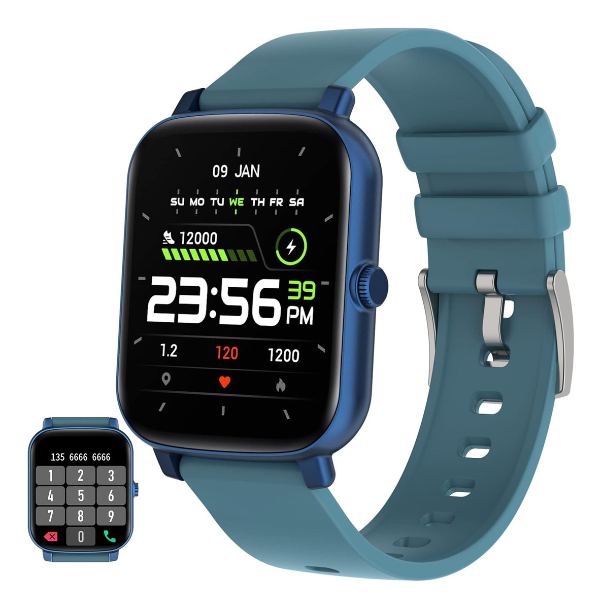 Smartwatch Tlc Mvefoit 1.7 Metal Resistente Al Agua - Imagen 11