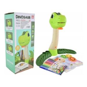 Proyector Para Dibujar Verde 20 Pcs Niño Niña Dinosaurios
