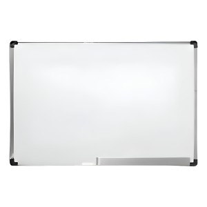 Pizarrón Pizarra Blanca Magnética Marco Metálico 60x90cm