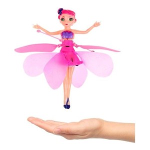 Muñeca Hada Princesa Voladora Con Sensor Infrarojo Carga Usb