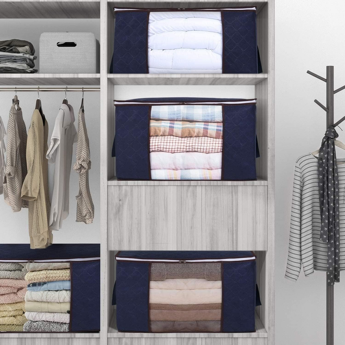 Bolsa Bolso Almacenamiento Guardar Ropa Mantas Acolchados - Imagen 8