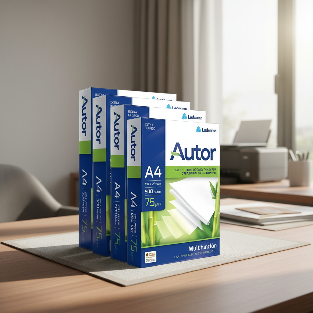 Autor A4 Multifunción De 500 Hojas De 75g Blanco De 5 Unidades Por Pack - Imagen 5