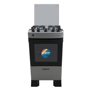 Cocina Supergas 4 Hornallas Titanio Con Termocupla Y Grill Gris