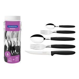Juego De Cubiertos Acero Inox 30 Piezas Ipanema Tramontina