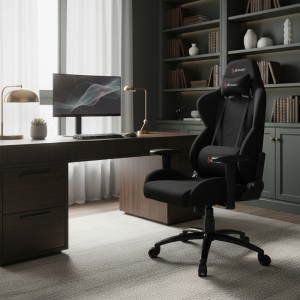 Silla Gamer Ejecutiva Arozzi Inizio Fabric - Black